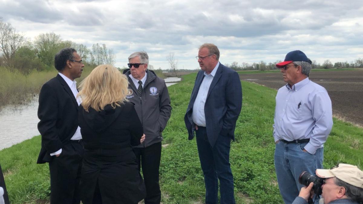 Governor Parson Orrick Visit