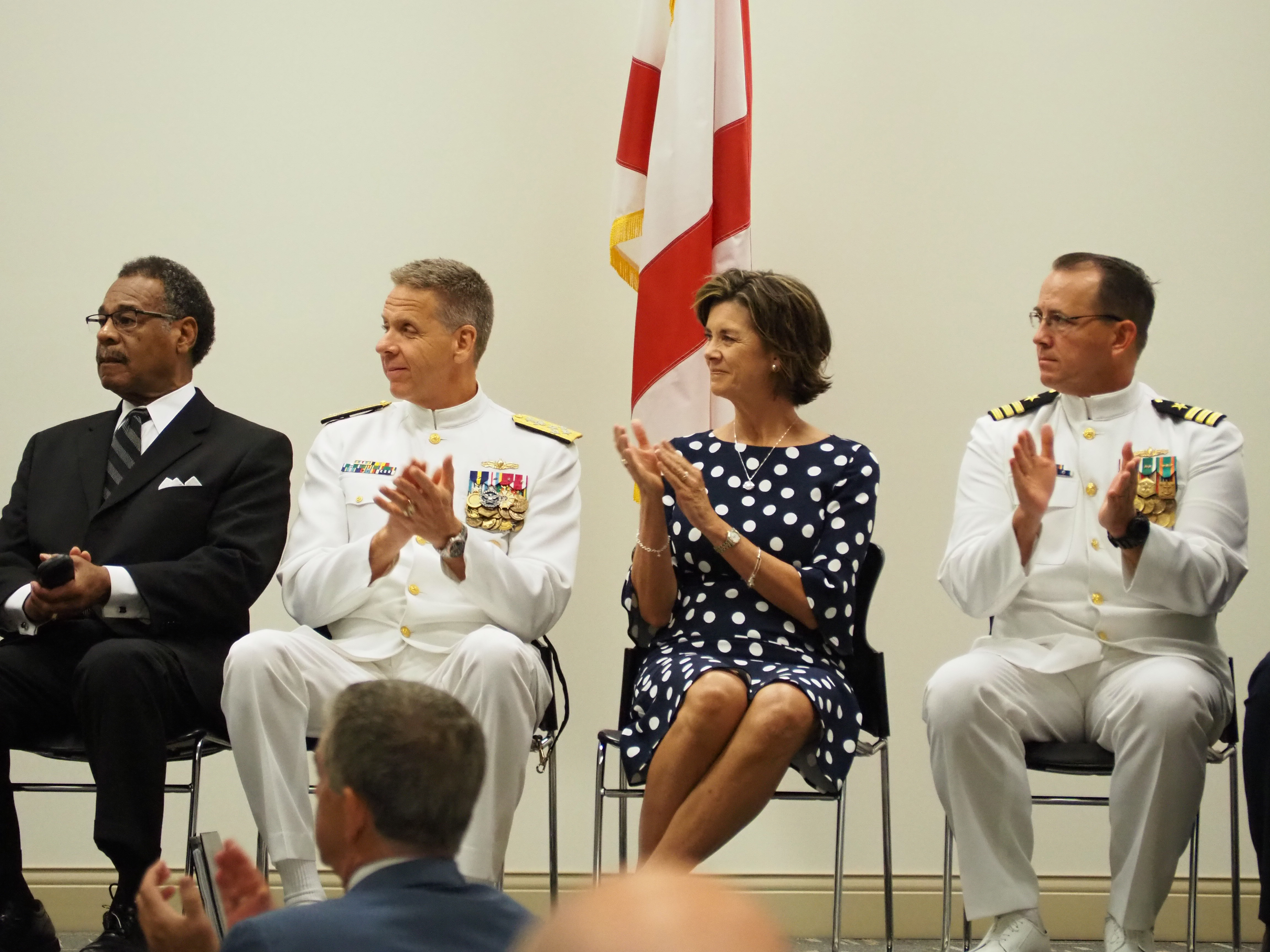 Commander Gillespie (future commander of USS Kansas City), Tracy Davidson, Admiral Davidson 