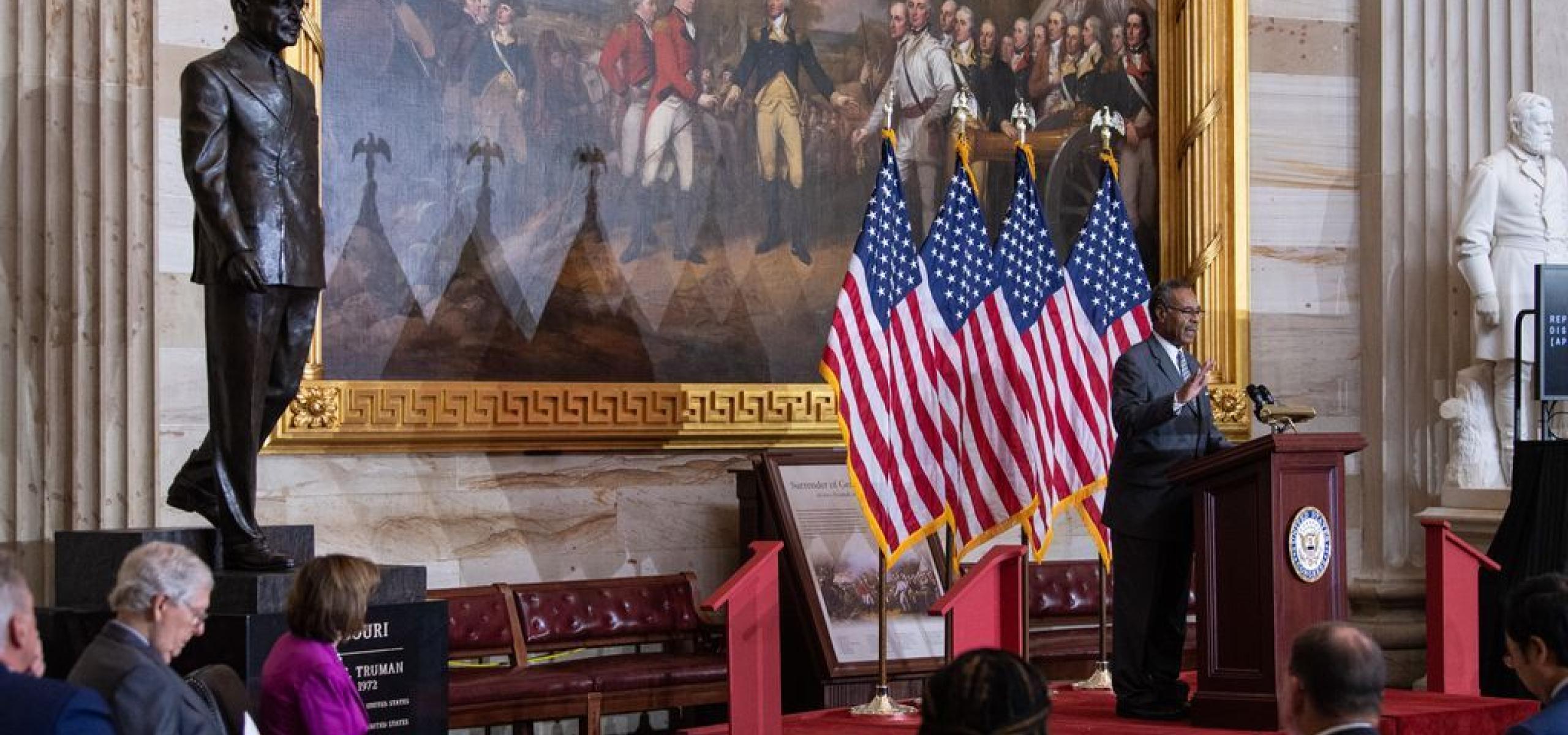 Unveiling of the President Harry S. Truman Statue in the U.S. Capitol Rotunda