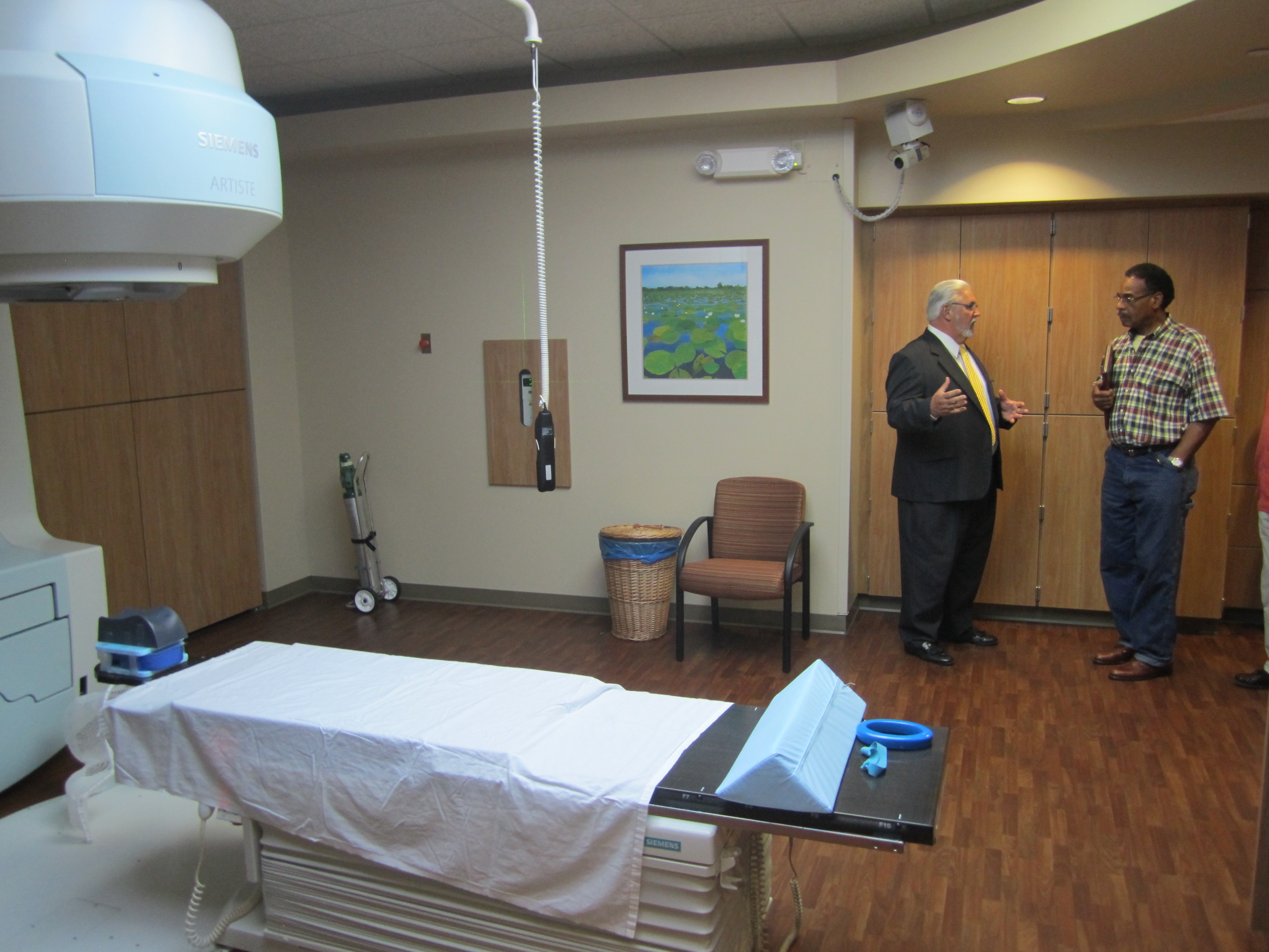 Congressman Cleaver visits Fitzgibbon Hospital with Ron Ott, President and CEO of Fitzgibbon Hospital in Marshall, Missouri