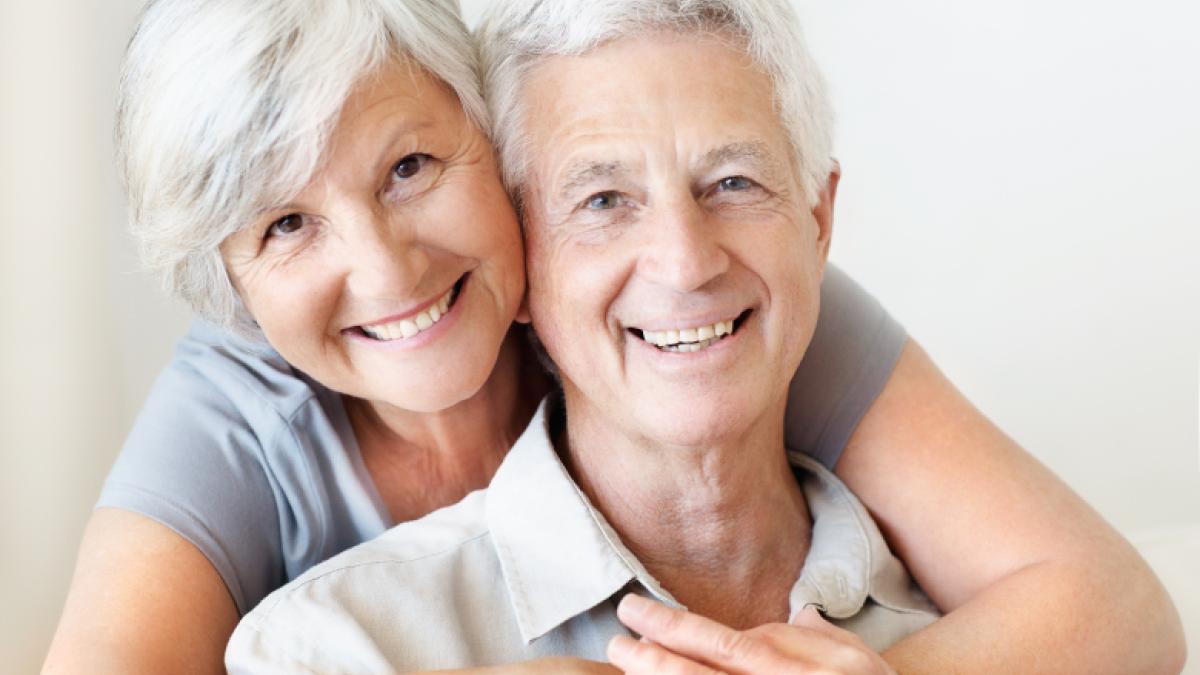 senior citizens smiling