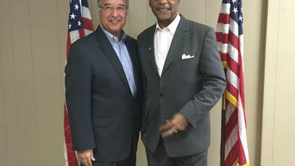 Rural Housing Service Administrator Tony Hernandez joined Congressman Cleaver in Higginsville.